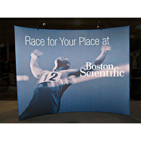 Graphic Formulate Master 10ft HC2 Horizontal Curve Fabric Backwall