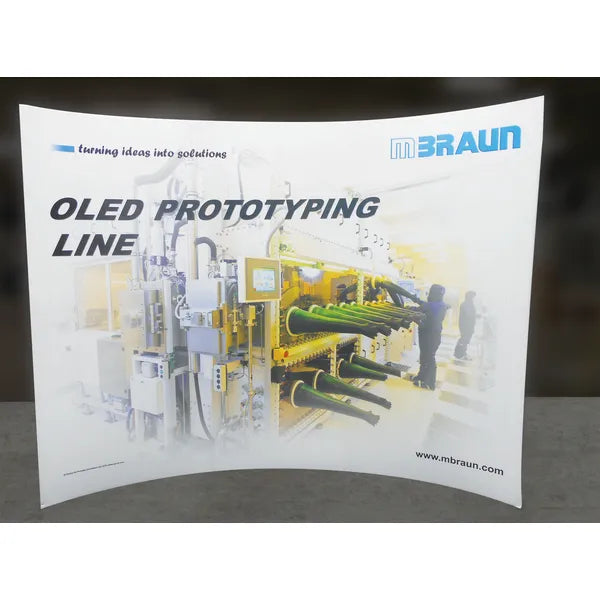 Formulate Master 10ft HC1 Horizontal Curve Fabric Backwall