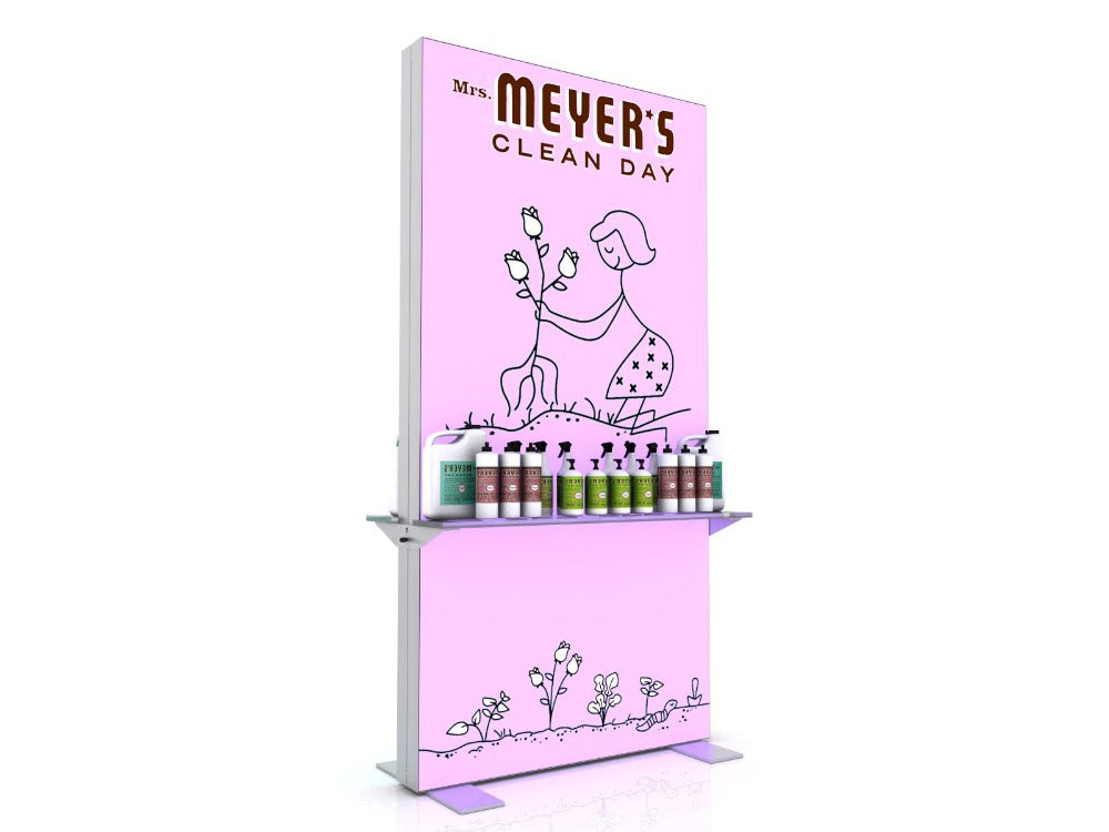 MOD-1617D | Lightbox w/ Shelves