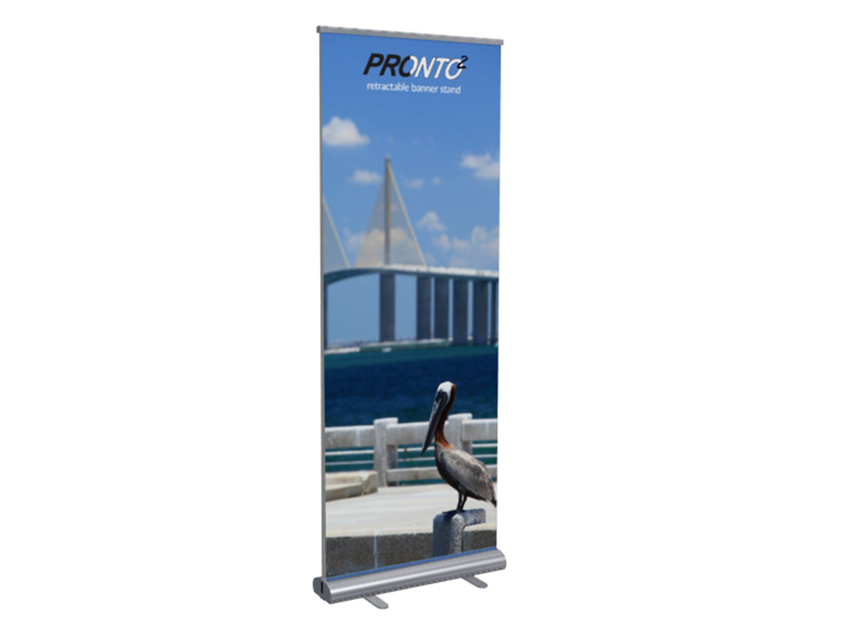 PRONTO2 2-Sided Retractable Banner Stand