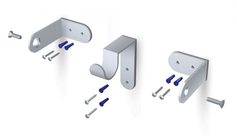 Trapezeâ„¢ Bar Wall Mount Brackets