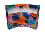 V-Burst 10 ft. Curved Fabric Pop-up