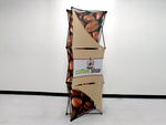 X1 2.5 ft. -- 1x3 O Fabric Pop-Up Display