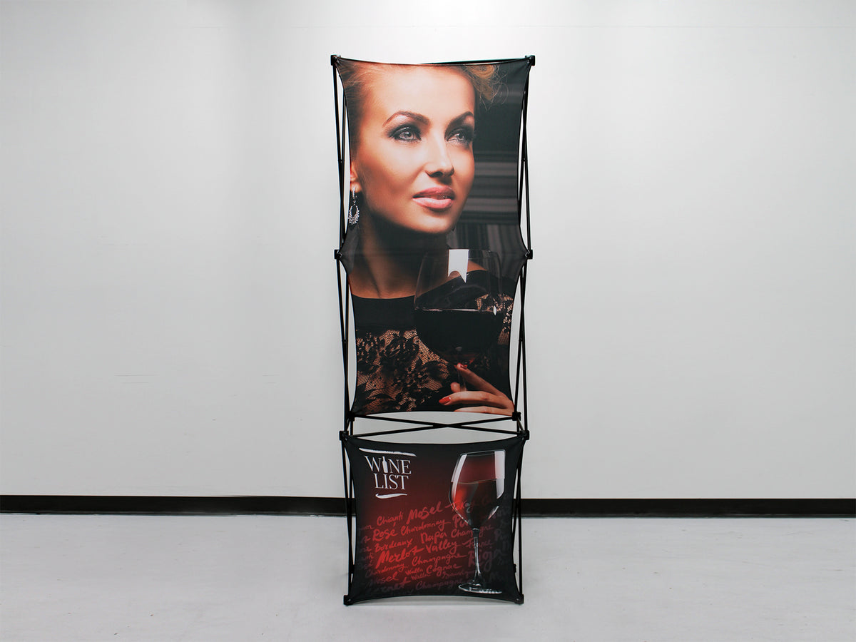 X1 2.5 ft. -- 1x3 D Fabric Pop-Up Display