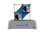 X1m 5 ft. -- 2x2 E Fabric Table Top Pop-Up Display