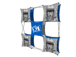 X1 8 ft. -- 3x3 J Fabric Pop-Up Display