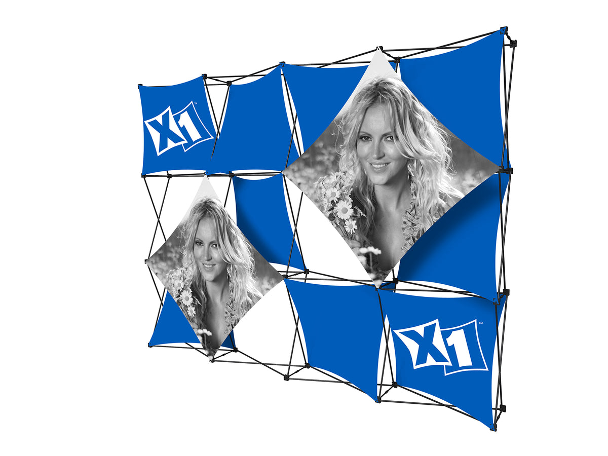 X1 10 ft. -- 4x3 E Fabric Pop-Up Display