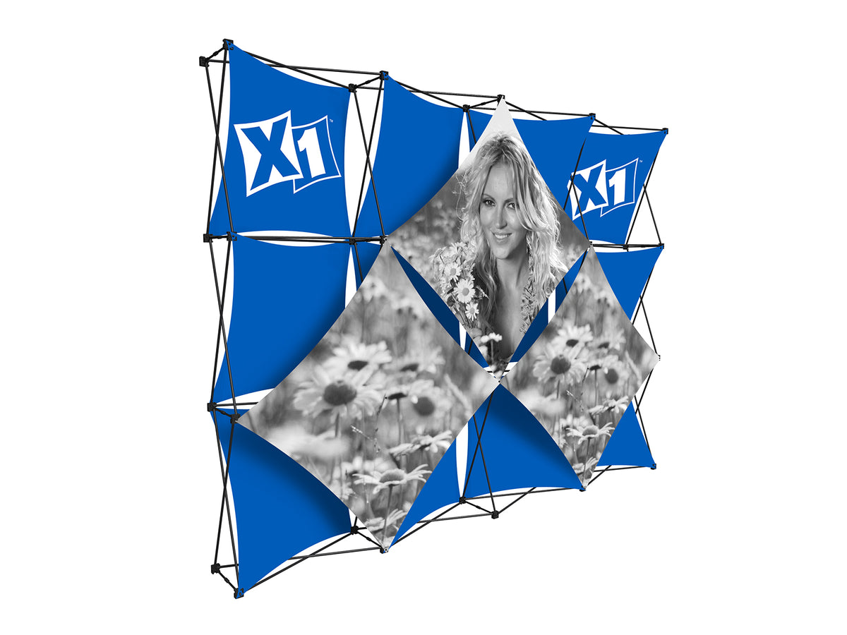 X1 10 ft. -- 4x3 M Fabric Pop-Up Display