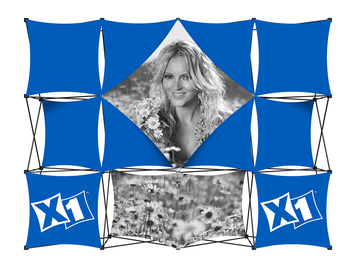 X1 10 ft. -- 4x3 N Fabric Pop-Up Display