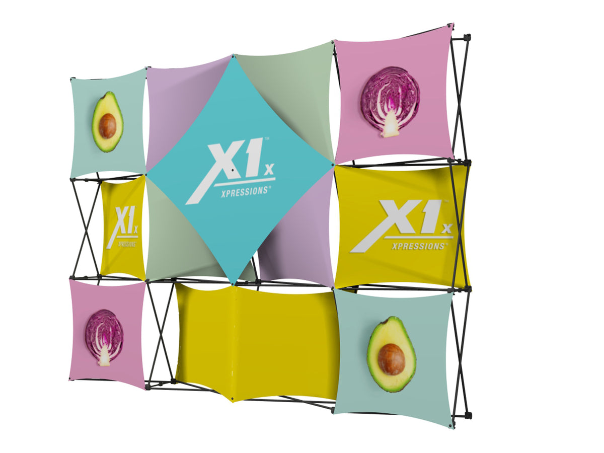 X1 10 ft. -- 4x3 N Fabric Pop-Up Display