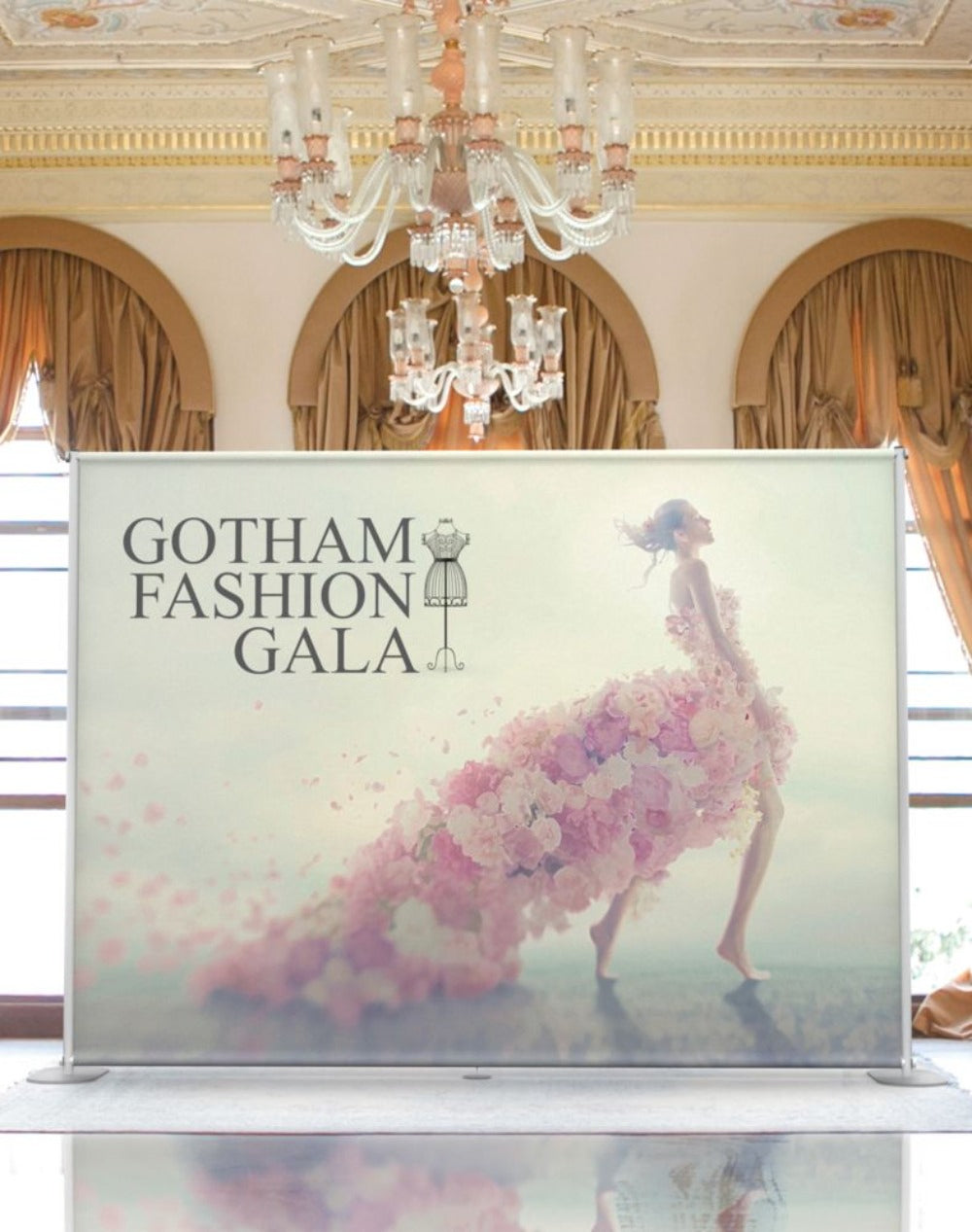 American Eagle Banner Stand