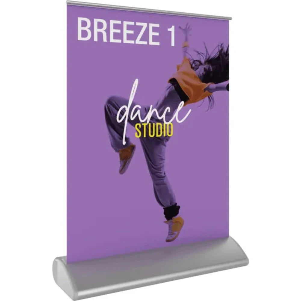 BREEZE 1 TABLETOP RETRACTABLE BANNER STAND