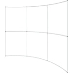 Formulate Master 10ft HC1 Horizontal Curve Fabric Backwall