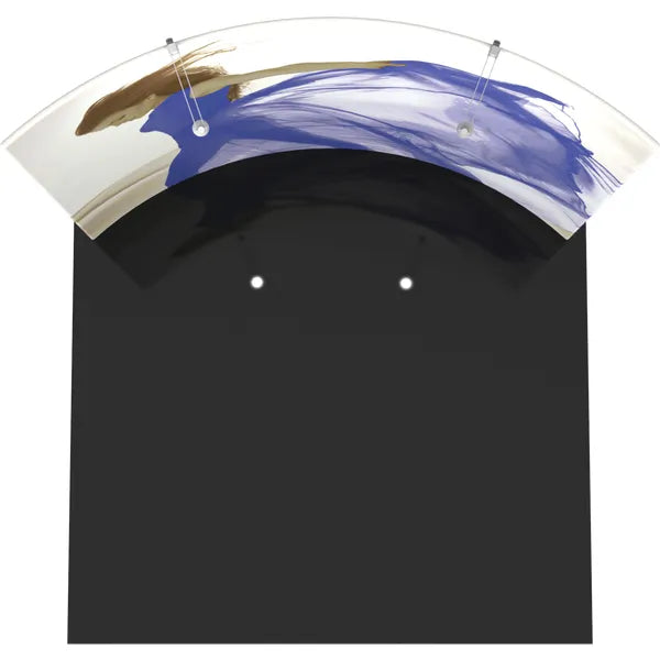 Graphic Formulate Master 10ft HC2 Horizontal Curve Fabric Backwall