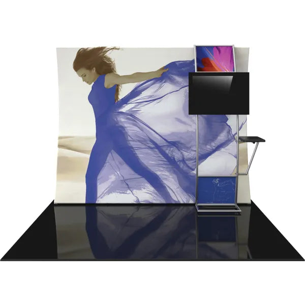 Formulate Master 10ft VC9 Vertical Curve Fabric Backwall