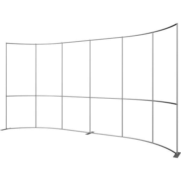 Formulate Master 20ft Horizontal Curve 10ft Tall Fabric Backwall