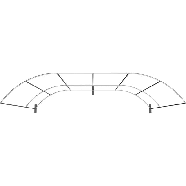 Formulate Master 20ft Horizontal Curve 10ft Tall Fabric Backwall