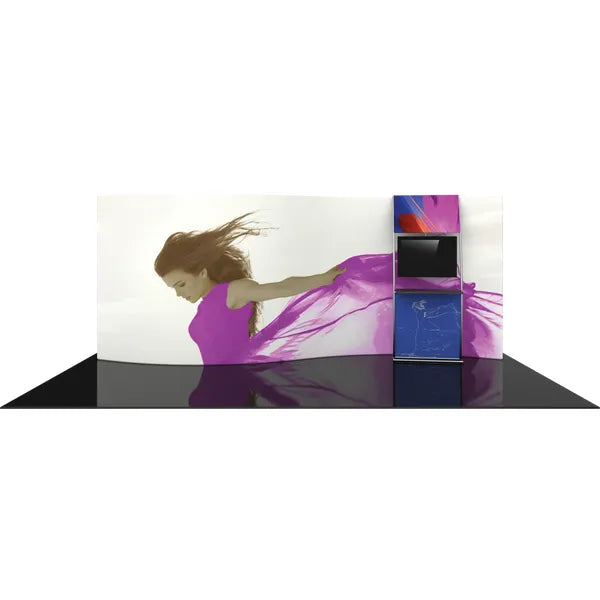 Formulate Master 20ft WSC2 Serpentine Curve Fabric Backwall