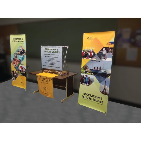 Hopup 2.5ft Straight Tabletop Tension Fabric Display