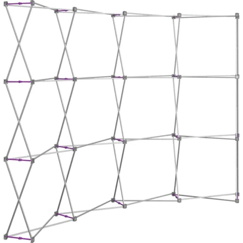 Hopup 10ft Curved Full Height Tension Fabric Display