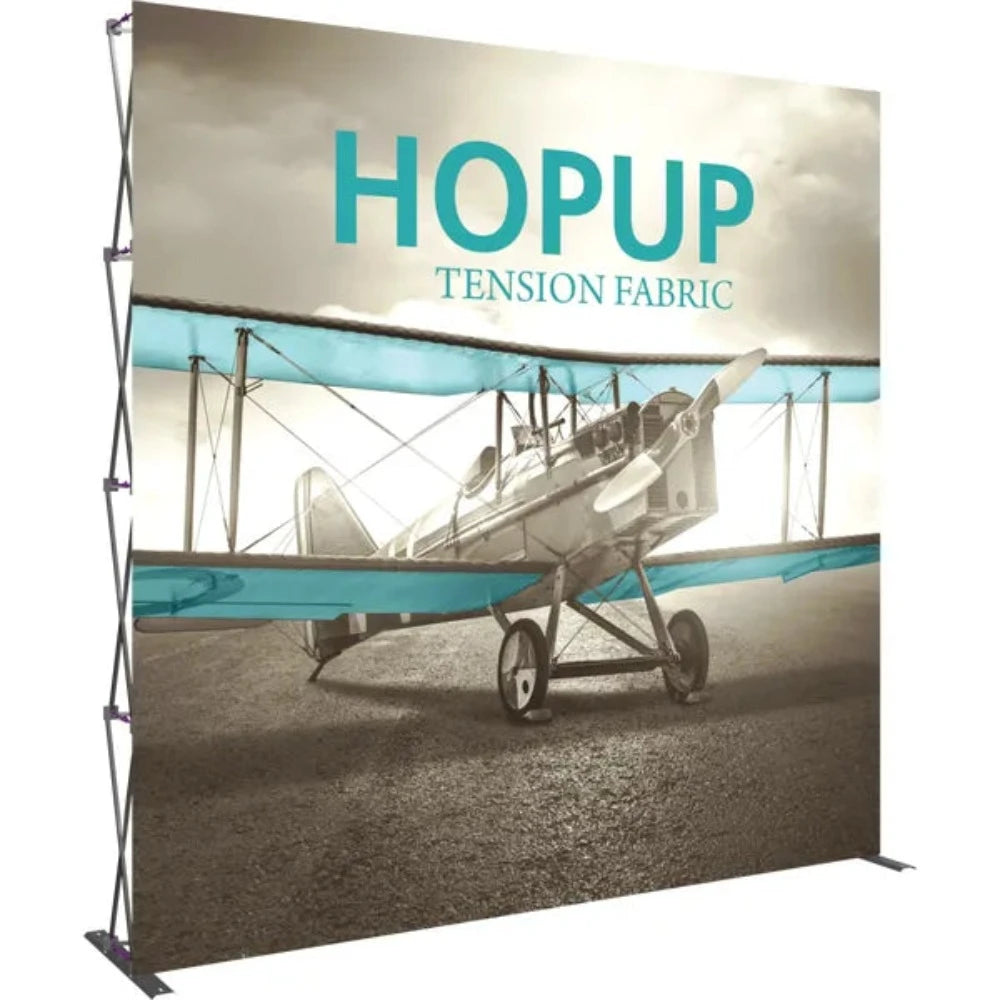 HOPUP 10FT STRAIGHT EXTRA TALL TENSION FABRIC DISPLAY