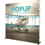 HOPUP 10FT STRAIGHT EXTRA TALL TENSION FABRIC DISPLAY