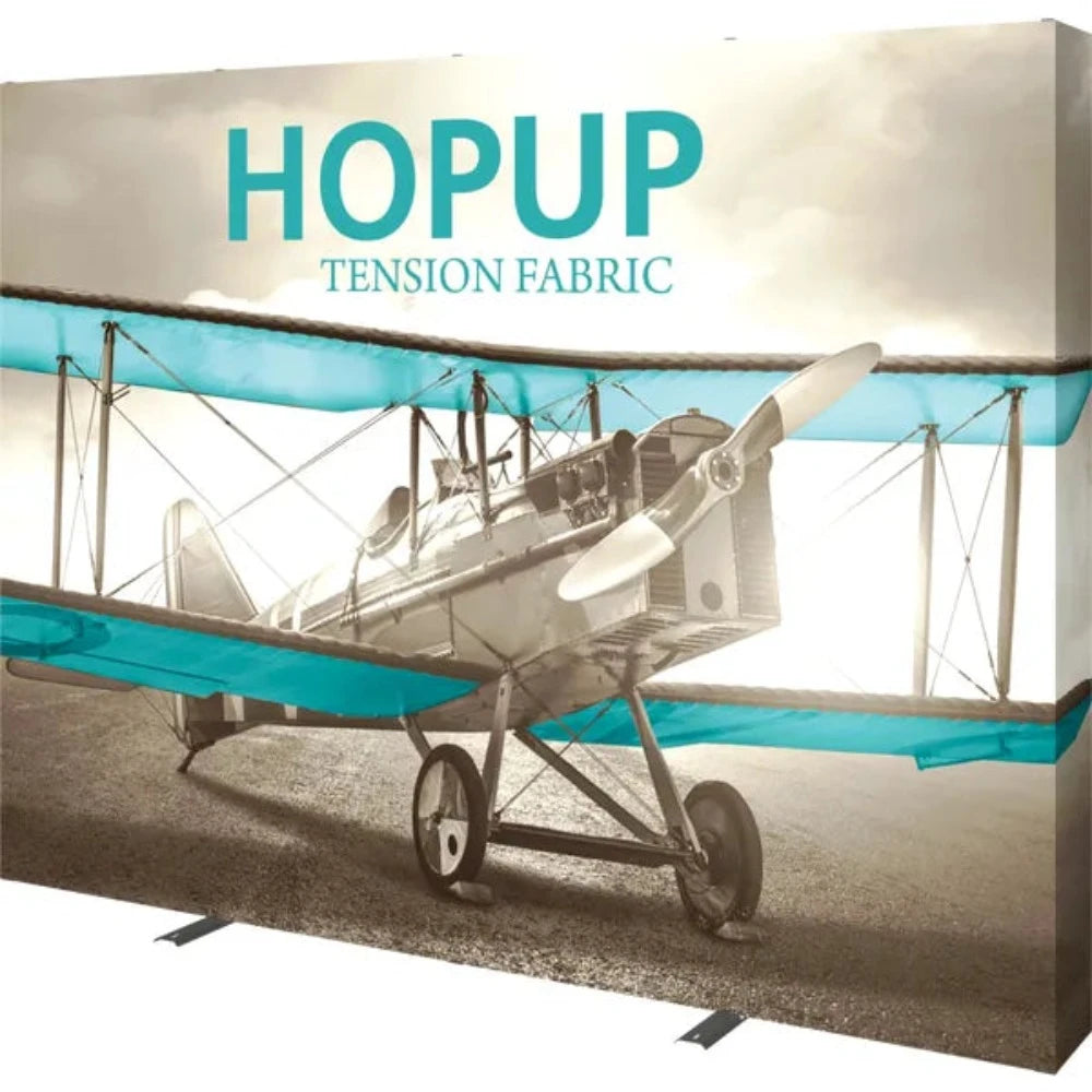 HOPUP 10FT STRAIGHT FULL HEIGHT TENSION FABRIC DISPLAY
