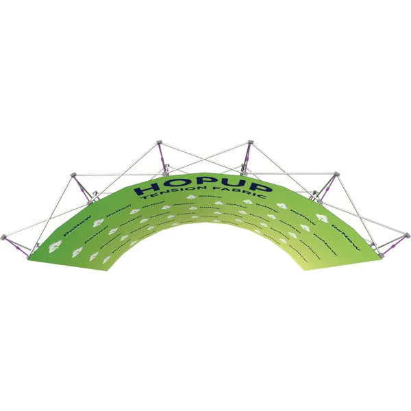 Hopup 13ft Curved Extra Tall Tension Fabric Display