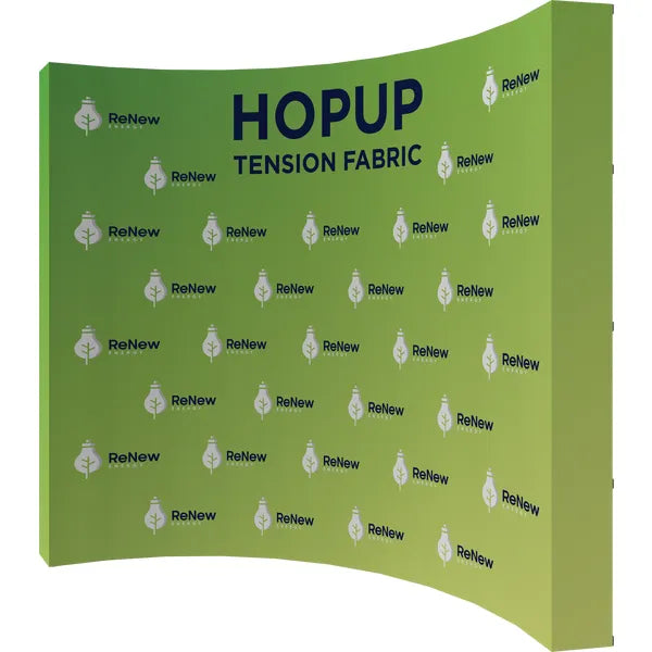 Hopup 13ft Curved Extra Tall Tension Fabric Display