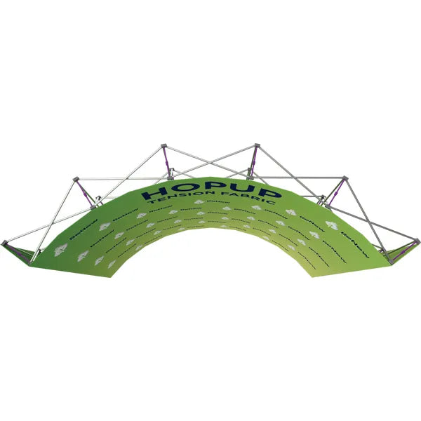 Hopup 13ft Curved Extra Tall Tension Fabric Display