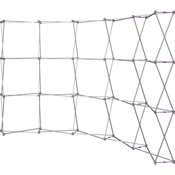 Hopup 13ft Curved Full Height Tension Fabric Display