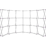 Hopup 15ft Curved Full Height Tension Fabric Display
