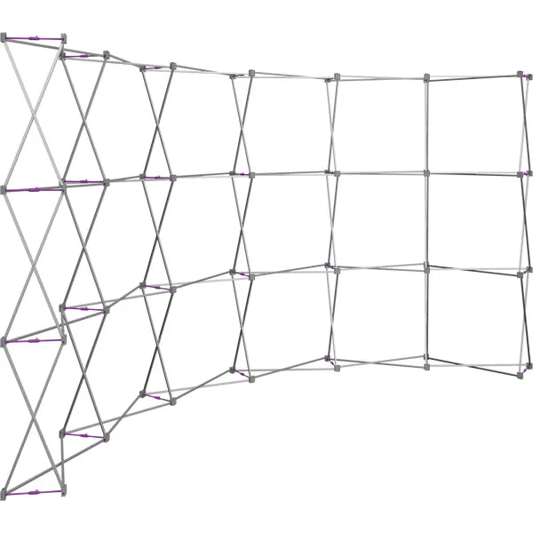 Hopup 15ft Curved Full Height Tension Fabric Display