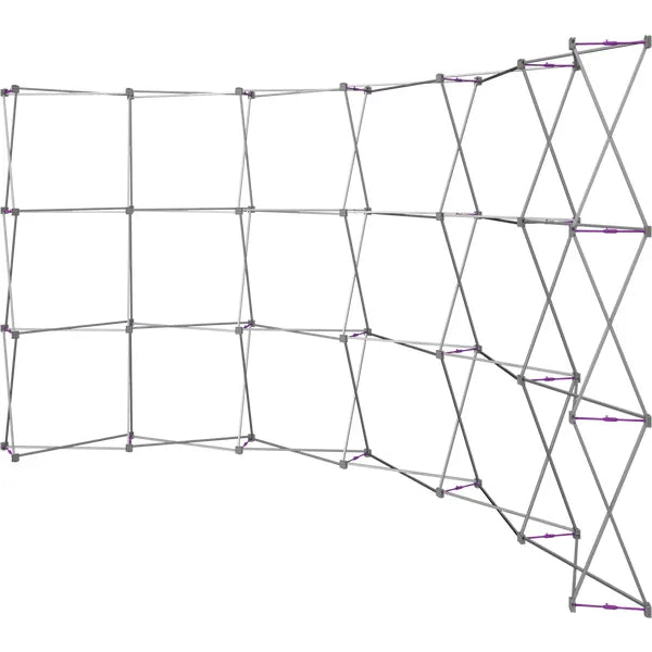 Hopup 15ft Curved Full Height Tension Fabric Display