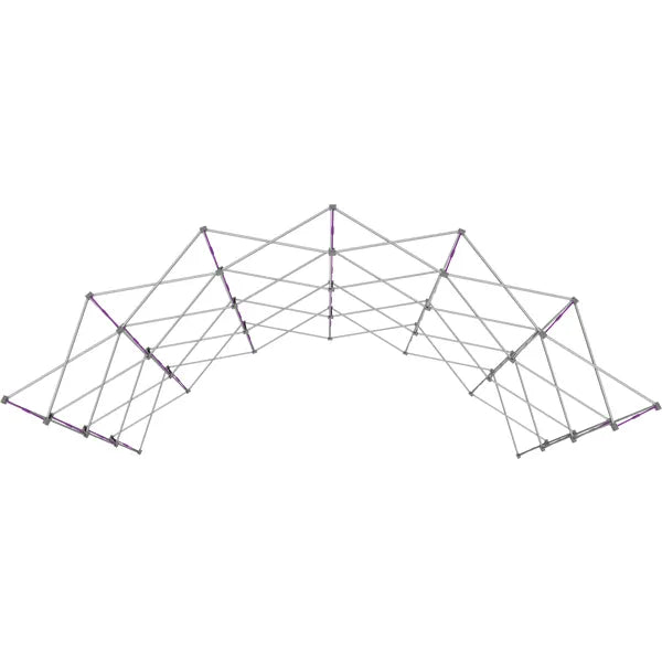 Hopup 15ft Curved Full Height Tension Fabric Display