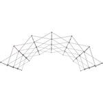 Hopup 15ft Curved Full Height Tension Fabric Display
