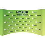 Hopup 15ft Curved Full Height Tension Fabric Display
