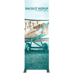 HOPUP 2.5FT BACKLIT STRAIGHT FULL HEIGHT TENSION FABRIC DISPLAY KIT