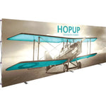 HOPUP 20FT STRAIGHT FULL HEIGHT TENSION FABRIC DISPLAY