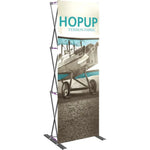 HOPUP 2.5FT STRAIGHT FULL HEIGHT TENSION FABRIC DISPLAY