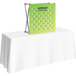 Hopup 2.5ft Straight Tabletop Tension Fabric Display