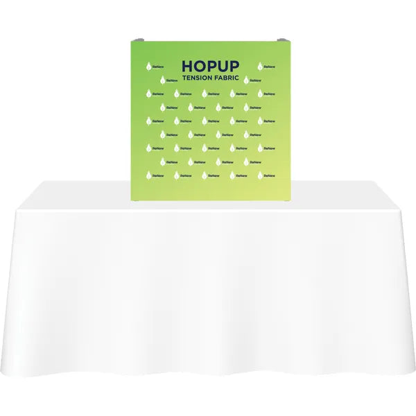 Hopup 2.5ft Straight Tabletop Tension Fabric Display