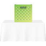Hopup 2.5ft Straight Tabletop Tension Fabric Display