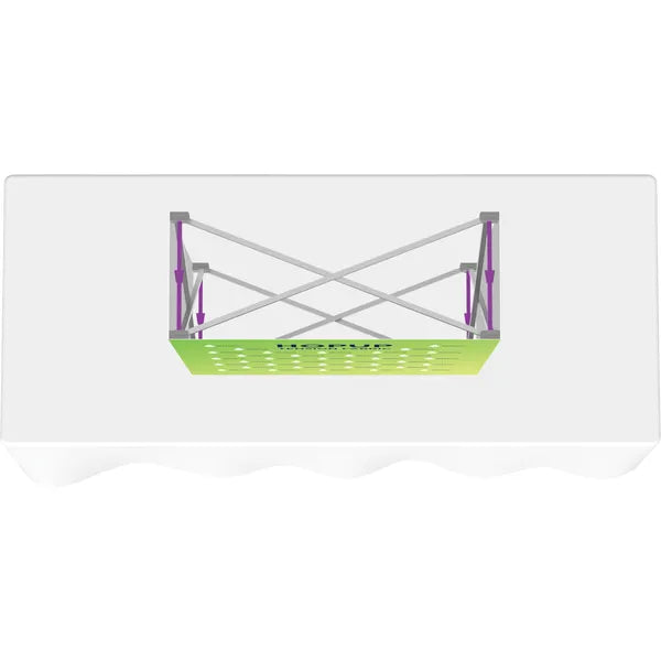 Hopup 2.5ft Straight Tabletop Tension Fabric Display