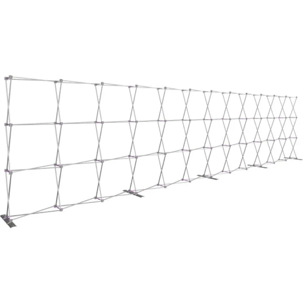 HOPUP 30FT STRAIGHT FULL HEIGHT TENSION FABRIC DISPLAY