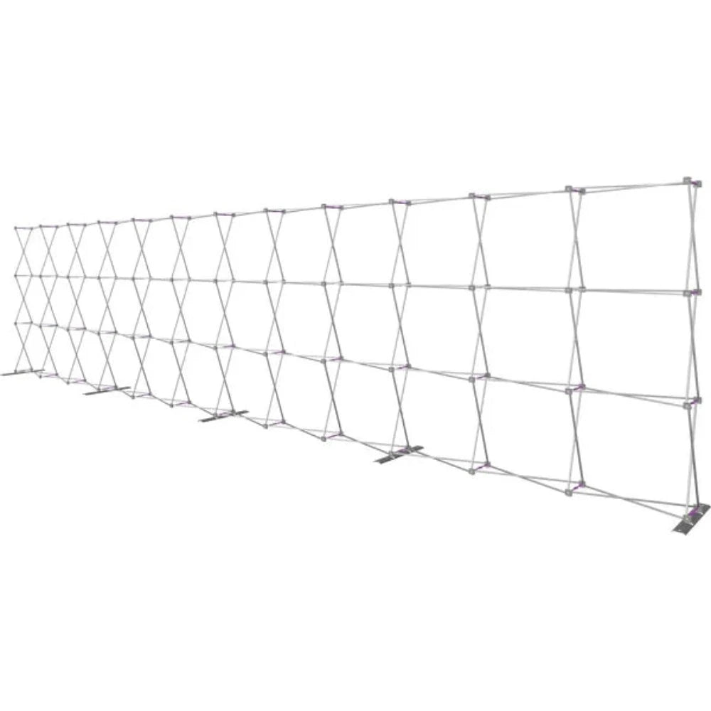 HOPUP 30FT STRAIGHT FULL HEIGHT TENSION FABRIC DISPLAY