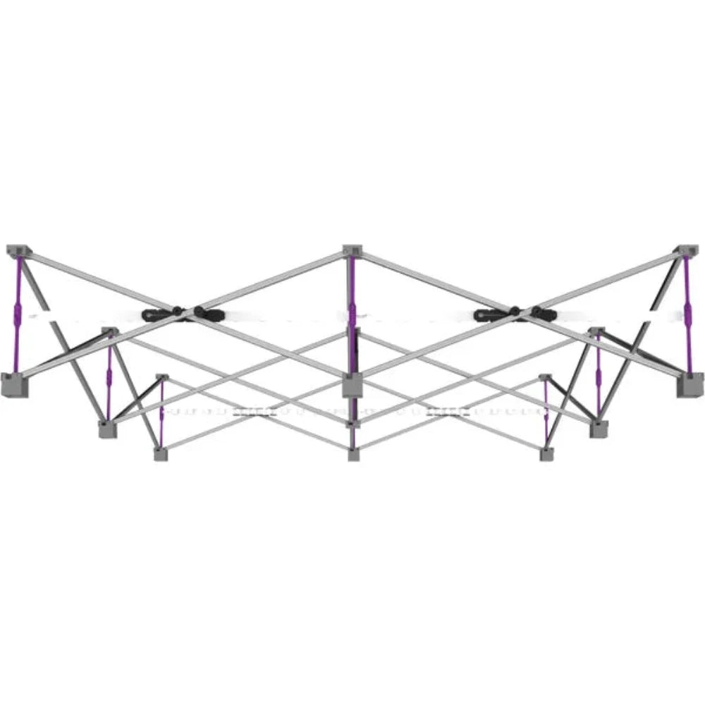 Hopup 5ft Backlit Straight Tabletop Tension Fabric Display