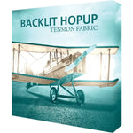 Hopup 5ft Backlit Straight Tabletop Tension Fabric Display
