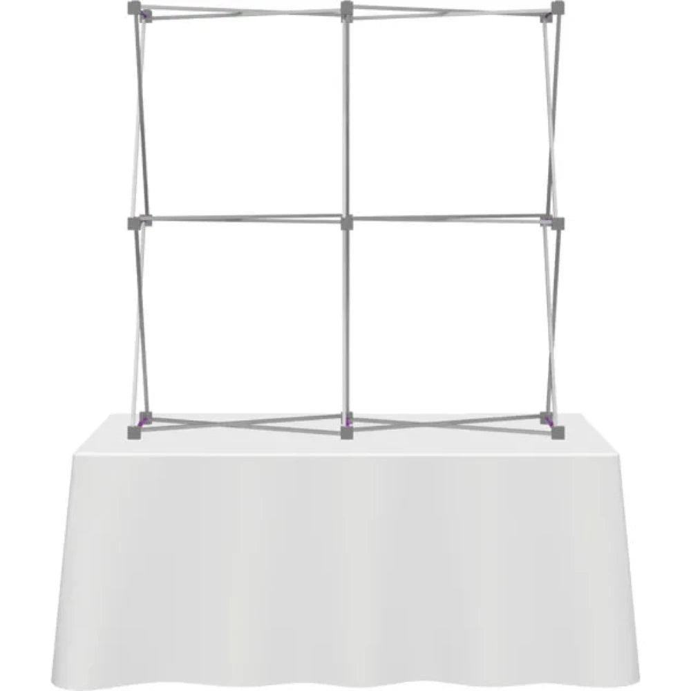 HOPUP 5FT STRAIGHT SQUARE TABLETOP TENSION FABRIC DISPLAY