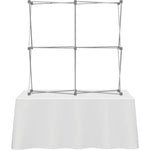 HOPUP 5FT STRAIGHT SQUARE TABLETOP TENSION FABRIC DISPLAY